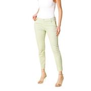 Curvy Chino Broek met Bloemenlint Mason's , Green , Dames