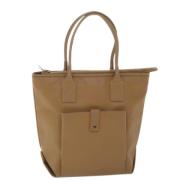 Pre-owned Leather totes Bottega Veneta Vintage , Brown , Dames