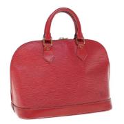 Pre-owned Leather louis-vuitton-bags Louis Vuitton Vintage , Red , Dam...