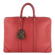 Pre-owned Leather louis-vuitton-bags Louis Vuitton Vintage , Red , Dam...