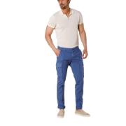 Extra Slim Cargo Broek in Twill Mason's , Blue , Heren