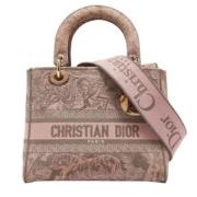 Pre-owned Canvas totes Dior Vintage , Pink , Dames