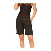 Zwarte Chino Bermuda Shorts Mason's , Black , Dames