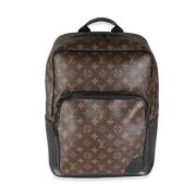 Pre-owned Leather backpacks Louis Vuitton Vintage , Brown , Dames