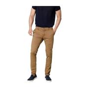 Essentiële Heren Chino Broek Extra Slim Mason's , Brown , Heren