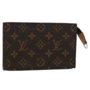 Pre-owned Canvas pouches Louis Vuitton Vintage , Brown , Dames