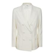 Witte Jas voor Stijlvolle Look Saulina , White , Dames