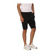 Cargo Bermuda Shorts Limited Edition Mason's , Black , Heren