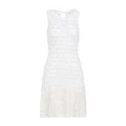 Nude Neutrals Jurk met Franjedetails Chloé , White , Dames