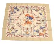 Pre-owned Silk scarves Hermès Vintage , Multicolor , Dames