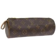 Pre-owned Canvas pouches Louis Vuitton Vintage , Brown , Dames