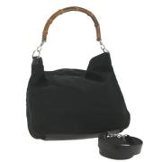 Pre-owned Canvas gucci-bags Gucci Vintage , Black , Dames