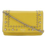 Pre-owned Fabric shoulder-bags Jimmy Choo Pre-owned , Yellow , Dames