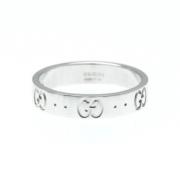 Pre-owned Silver rings Gucci Vintage , Gray , Dames