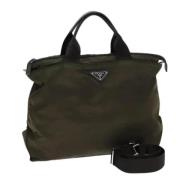 Pre-owned Nylon prada-bags Prada Vintage , Green , Dames