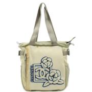 Pre-owned Canvas totes Chanel Vintage , Blue , Dames