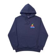 Tech Logo Hoodie Navy Limited Edition Palace , Blue , Heren