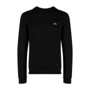 Zwarte Sweater Collectie Lacoste , Black , Heren