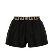 Zwarte Zee Zwemkleding Griekse Sleutel Versace , Black , Heren