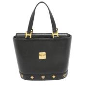 Pre-owned Leather totes MCM Pre-owned , Black , Dames