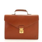 Pre-owned Leather louis-vuitton-bags Louis Vuitton Vintage , Brown , D...