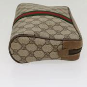 Pre-owned Canvas clutches Gucci Vintage , Brown , Dames