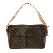 Pre-owned Canvas louis-vuitton-bags Louis Vuitton Vintage , Brown , Da...