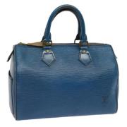 Pre-owned Leather louis-vuitton-bags Louis Vuitton Vintage , Blue , Da...