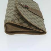 Pre-owned Leather clutches Gucci Vintage , Brown , Dames