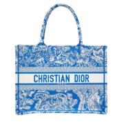 Pre-owned Canvas totes Dior Vintage , Blue , Dames