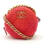 Pre-owned Fabric shoulder-bags Chanel Vintage , Pink , Dames