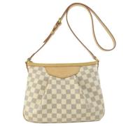 Pre-owned Fabric shoulder-bags Louis Vuitton Vintage , Beige , Dames