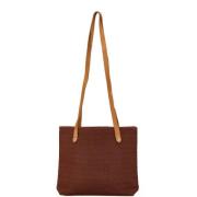 Pre-owned Leather shoulder-bags Hermès Vintage , Brown , Dames