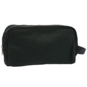 Pre-owned Leather clutches Louis Vuitton Vintage , Black , Dames