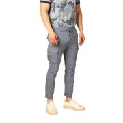 Heren Cargo Broek Wortelpasvorm Azuur Mason's , Blue , Heren