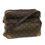 Pre-owned Canvas louis-vuitton-bags Louis Vuitton Vintage , Brown , Da...