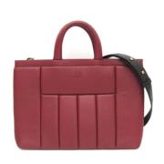 Pre-owned Leather shoulder-bags Dunhill Pre-owned , Red , Dames