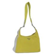 Pre-owned Nylon prada-bags Prada Vintage , Yellow , Dames