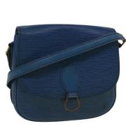 Pre-owned Leather louis-vuitton-bags Louis Vuitton Vintage , Blue , Da...