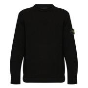 Stijlvolle Maglia Sweater Stone Island , Black , Heren