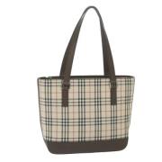 Pre-owned Nylon totes Burberry Vintage , Beige , Dames