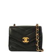 Pre-owned Fabric chanel-bags Chanel Vintage , Black , Dames