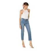 Agnes Sailor Dames Denim Broek Mason's , Blue , Dames