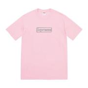 Limited Edition Krijt Box Logo Tee Kaws , Pink , Heren