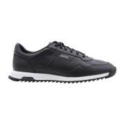 Stijlvolle Sneaker Steenweg Hugo Boss , Black , Heren