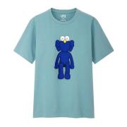 Blauwe BFF Tee Limited Edition Kaws , Blue , Heren