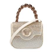 Schoudertas La Medusa Mini Versace , Beige , Dames