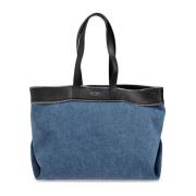 Tas type shopper Moschino , Blue , Dames