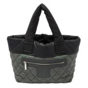 Pre-owned Nylon totes Chanel Vintage , Green , Dames