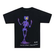 Beperkte Editie Zwarte T-shirt Kaws , Black , Heren